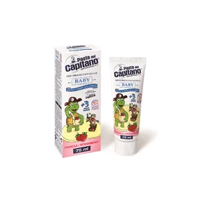 C Detská Zubná pasta Strawberry del Capitano od 3 rokov 75 ml C Detská Zubná pasta Strawberry del Capitano od 3 rokov 75 ml