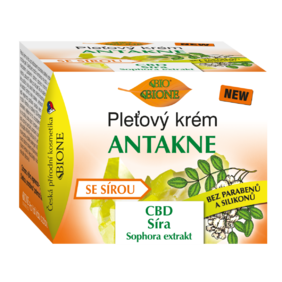 BC BIO Antakne Pleťový krém so sírou a CBD 51 ml