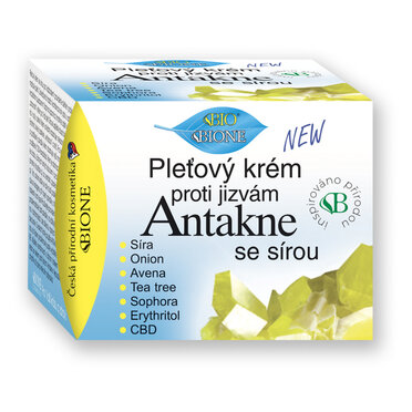 BC BIO Antakne Pleťový krém so sírou a CBD 51 ml