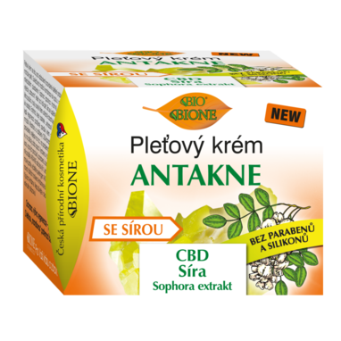 BC BIO Antakne Pleťový krém so sírou a CBD 51 ml