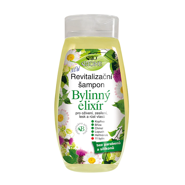BC BIO Bylinný elixír Revitalizačný šampón 260 ml