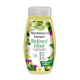 BC BIO Bylinný elixír Revitalizačný šampón 260 ml