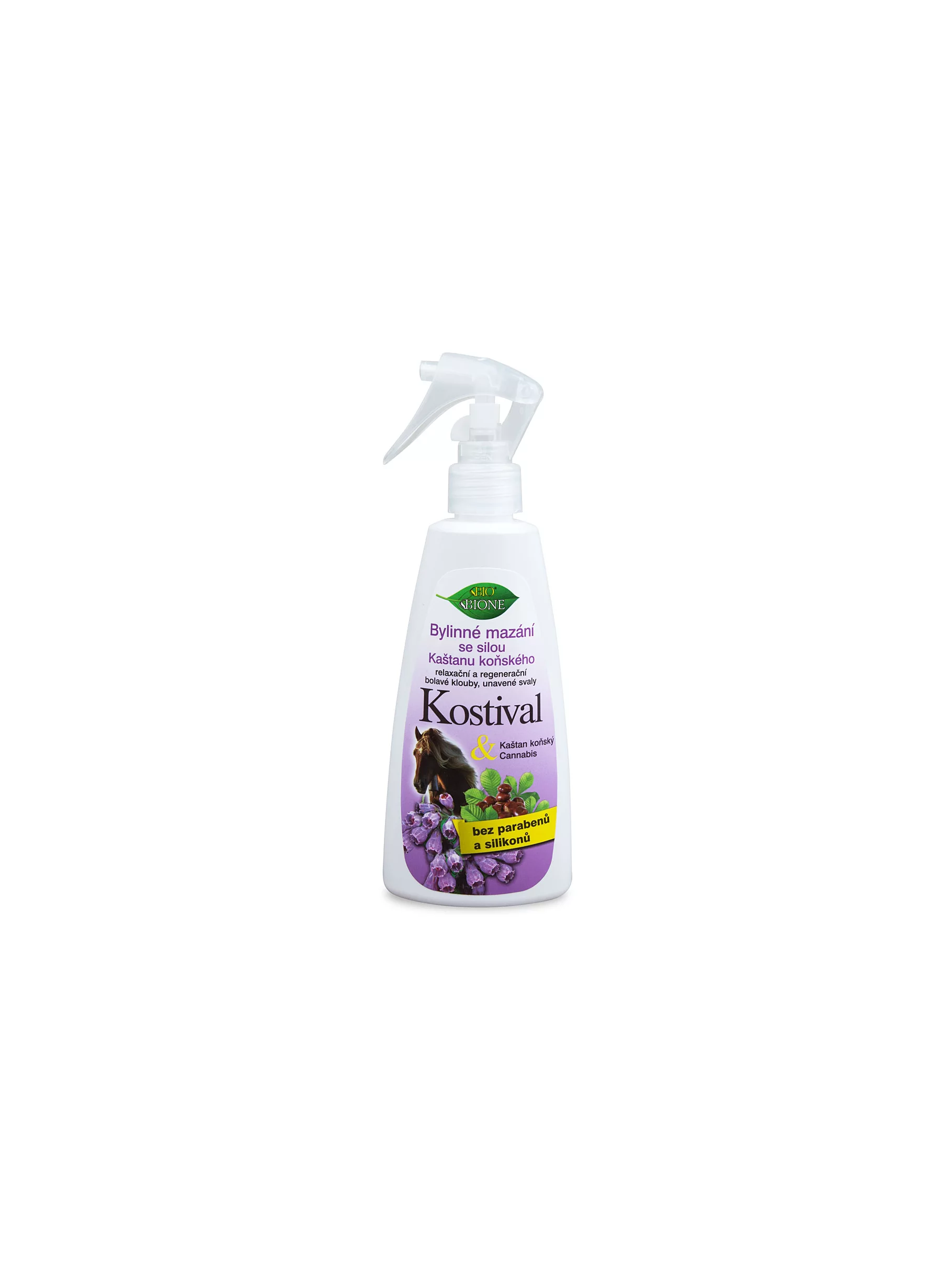BC BIO CANNABIS Bylinné mazanie s kostihojom - Sprej 260ml