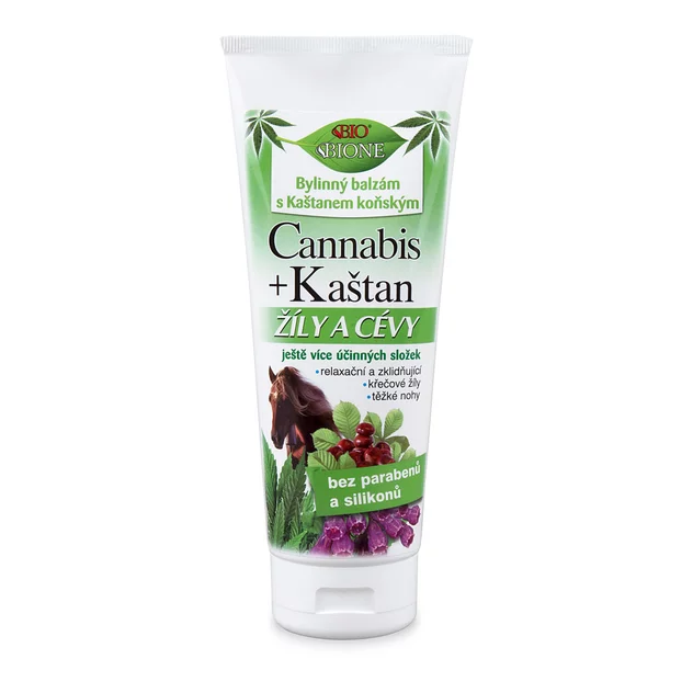 BC BIO CANNABIS + Gaštan Konský bylinný balzam Žily a Cievy 200ml BC BIO CANNABIS + Gaštan Konský bylinný balzam Žily a Cievy 200ml