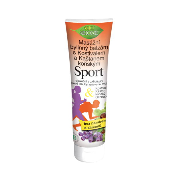 BC BIO CANNABIS Konský bylinný balzam ŠPORT 300ml