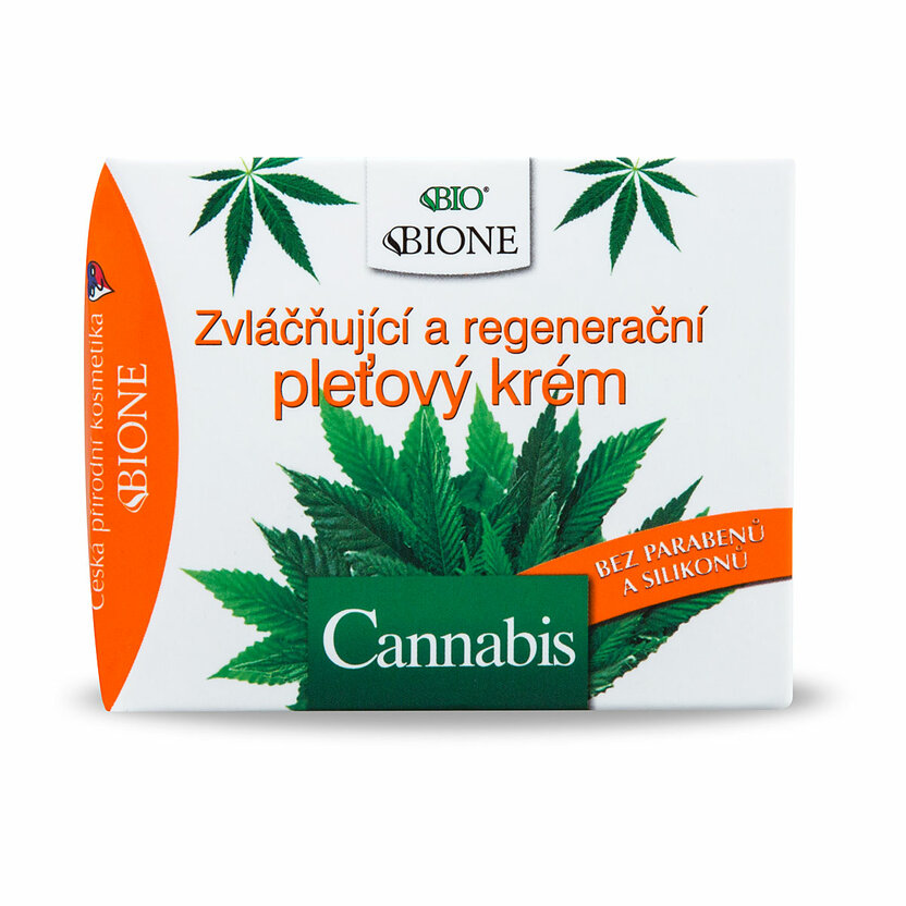 BC BIO CANNABIS Krém regeneračný a zvláčňujúci pleťový 51 ml