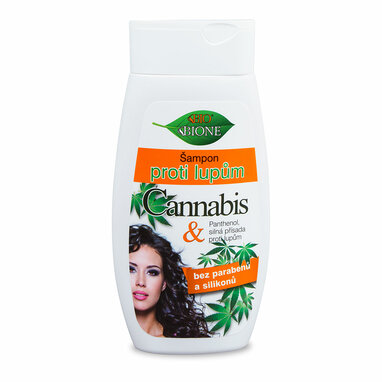 BC BIO CANNABIS Šampón proti lupinám 260ml