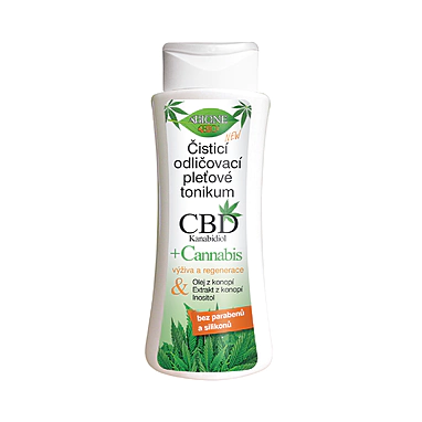 BC BIO CBD+CANNABIS Čistiace odličovacie pleťové tonikum 255ml