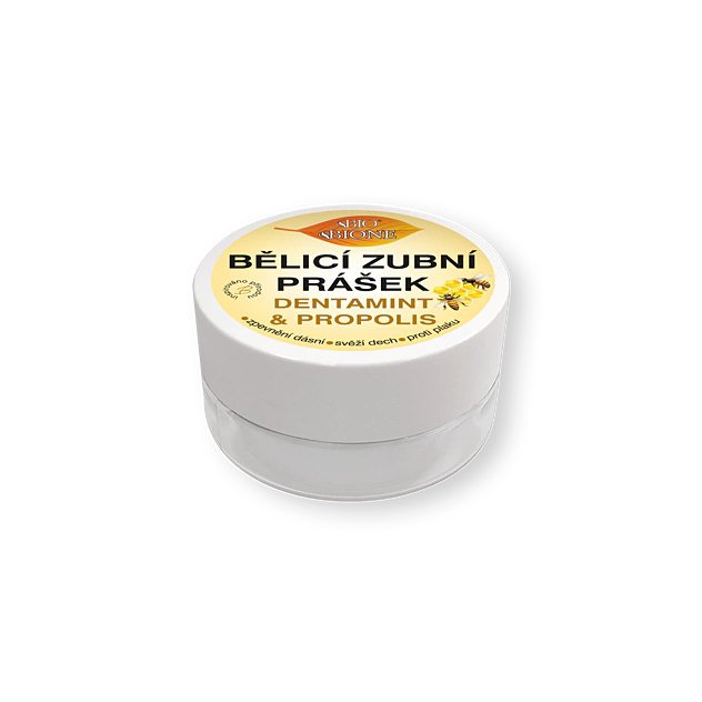 BC BIO Dentamint Bieliaci zubný prášok s Propolisom 40 g