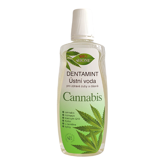 BC BIO Dentamint Ústna voda Cannabis 500ml