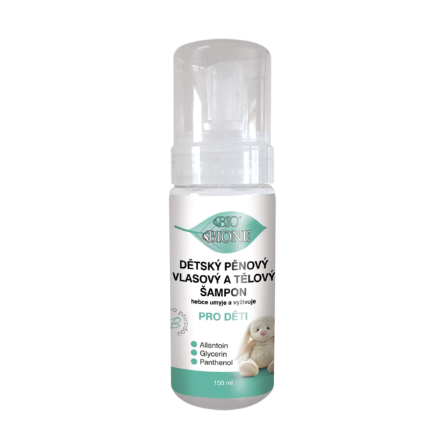 BC BIO Detský Šampón penový, vlasový a telový 150 ml