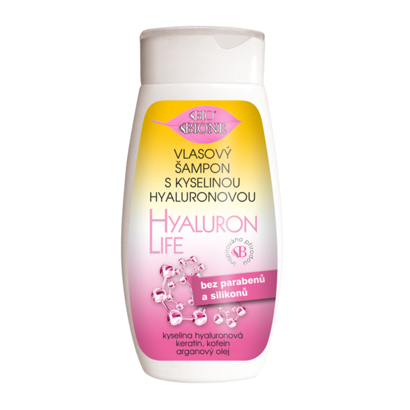 BC BIO HYALURON LIFE Vlasový šampón s kyselinou hyaluronovou 260 ml