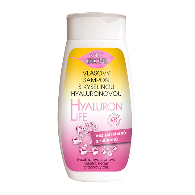 BC BIO HYALURON LIFE Vlasový šampón s kyselinou hyaluronovou 260 ml