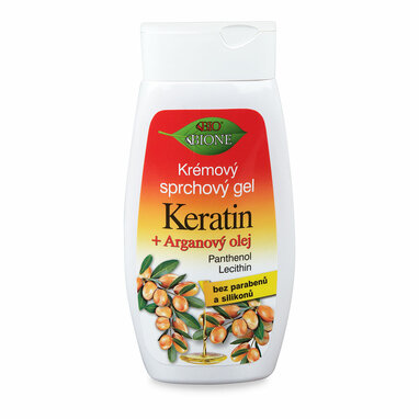 BC BIO Keratín + Argánový olej Sprchový gél krémový 260ml