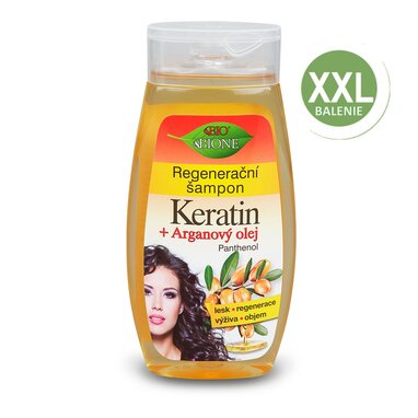 BC BIO Keratin + argánový olej XXL Regeneračný šampón 400 ml