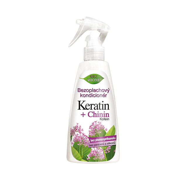 BC BIO Keratin +Chinin Kofeín Bezoplachový kondicioner 260ml