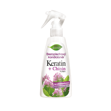 BC BIO Keratin +Chinin Kofeín Bezoplachový kondicioner 260ml