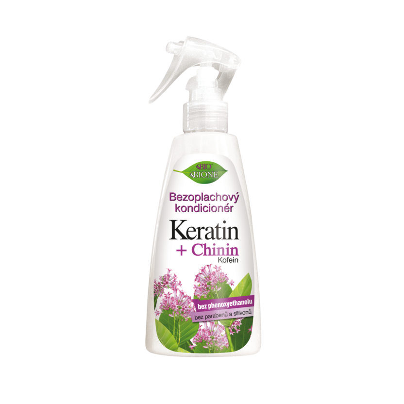 BC BIO Keratin +Chinin Kofeín Bezoplachový kondicioner 260ml