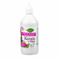 BC BIO Keratin +Chinín Kofeín Vlasové stimulačné masážne sérum 215 ml