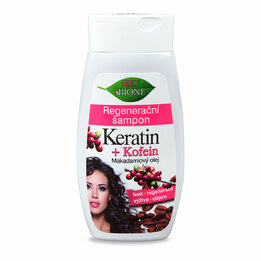 BC BIO Keratin +Kofeín Regeneračný šampón 260ml