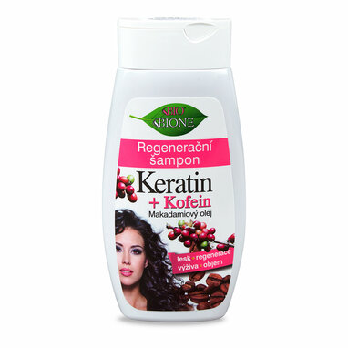 BC BIO Keratin +Kofeín Regeneračný šampón 260ml