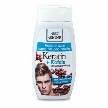 BC BIO Keratin +Kofeín Regeneračný šampón pre mužov 260ml