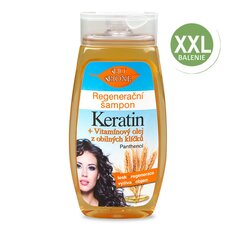 BC BIO Keratin s olejom z obilných klíčkov XXL Regeneračný šampón 400 ml