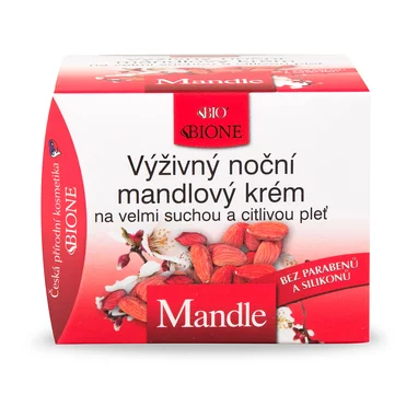 BC BIO Mandľa NIGHT Výživný pleťový krém nočný BIO 40% 51ml BC BIO Mandľa NIGHT Výživný pleťový krém nočný BIO 40% 51ml