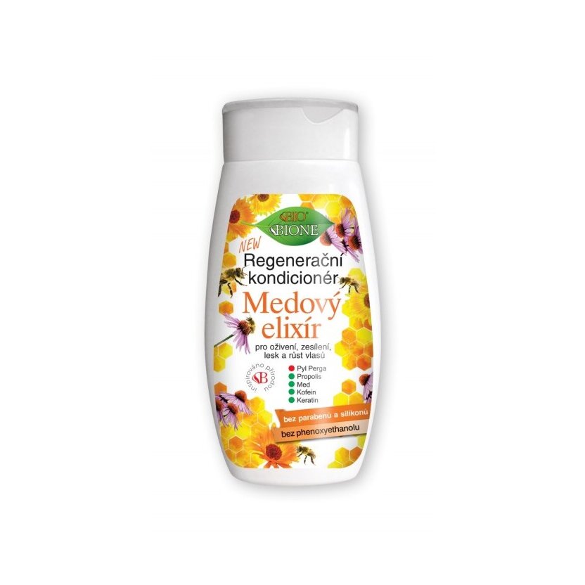 BC BIO Medový elixír Regeneračný kondicionér 260 ml