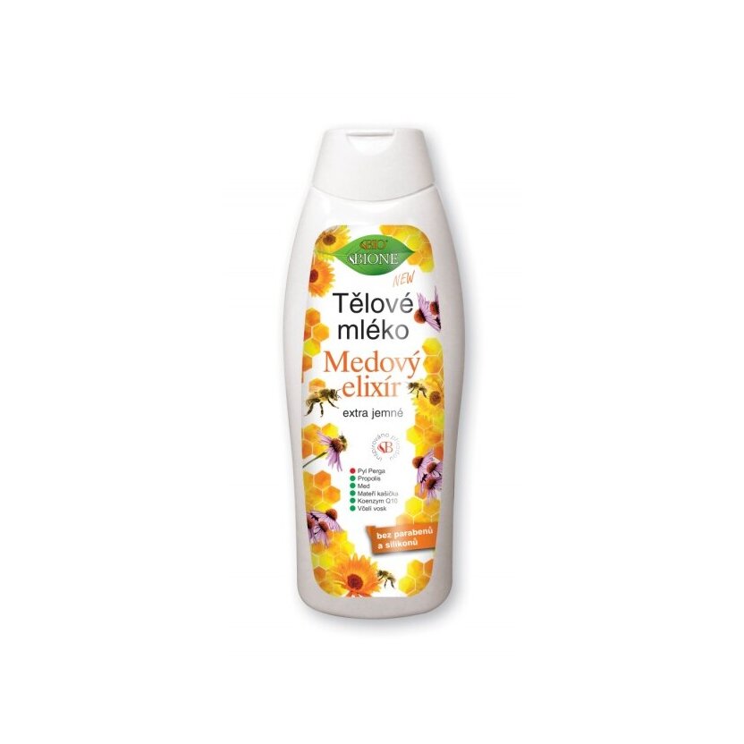 BC BIO Medový elixír Telové mlieko 500ml