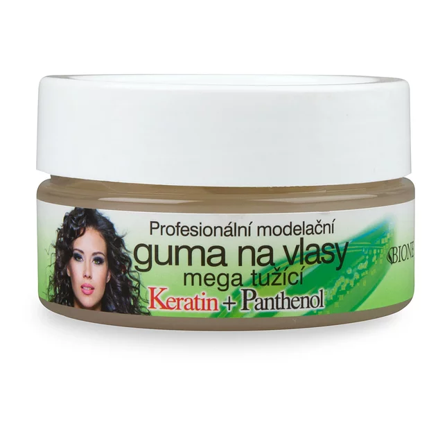 BC BIO Profesionálna modelačná guma na vlasy mega tužiaca Panthenol + Keratin 150ml