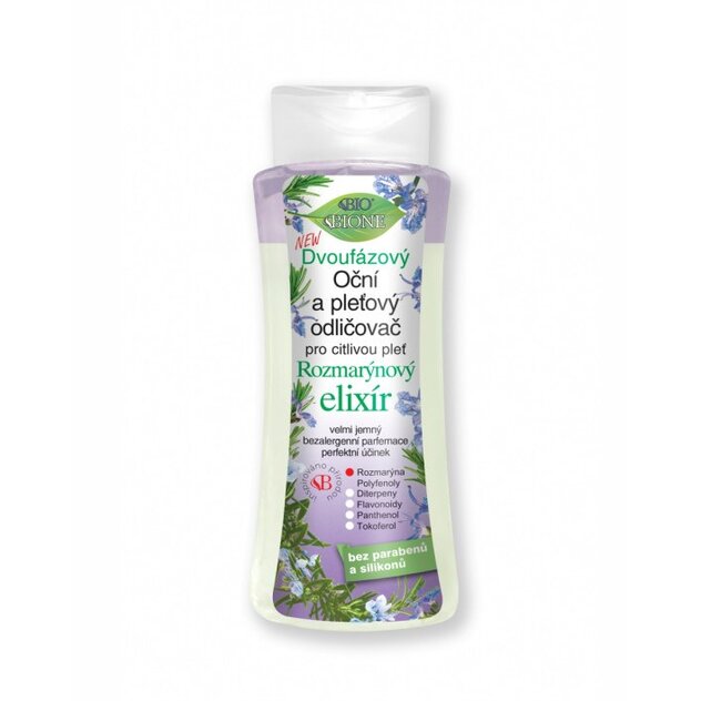 BC BIO Rozmarínový elixír Dvojfázový Očný a pleťový odličovač 255 ml