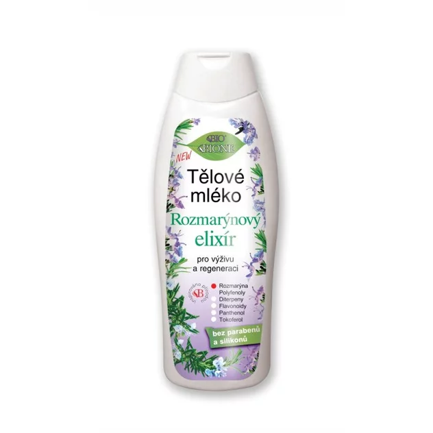 BC BIO Rozmarínový elixír Telové mlieko 500ml