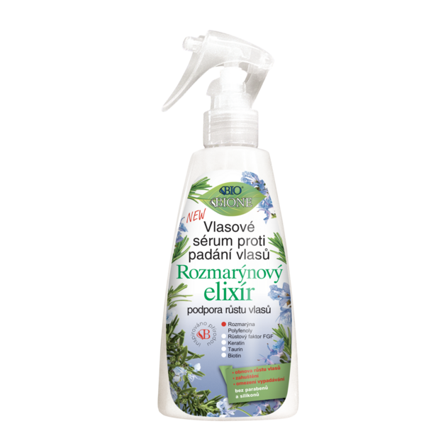BC BIO Rozmarínový elixír Vlasové sérum proti vypadávaniu vlasov 200 ml