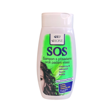 BC BIO SOS Dámsky šampón s prísadami proti vypadávaniu vlasov 260ml