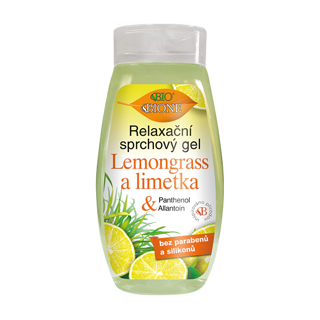 BC BIO Sprchový gél Citrónová tráva + Limetka 260 ml s Panthenolom