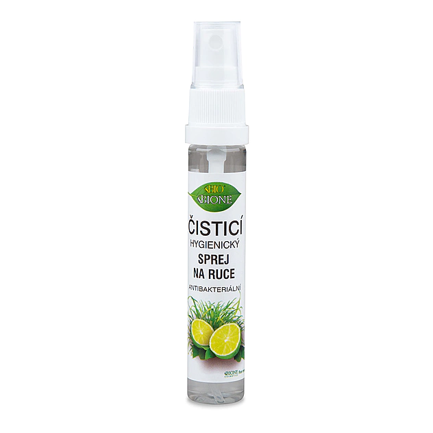 BC BIO Sprej na ruky antibaktériálny Citronová tráva 27 ml