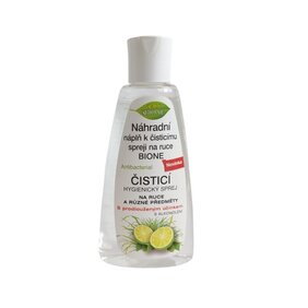 BC BIO Sprej na ruky antibaktériálny Citronová tráva NÁHRADNÁ NÁPLŇ 155 ml