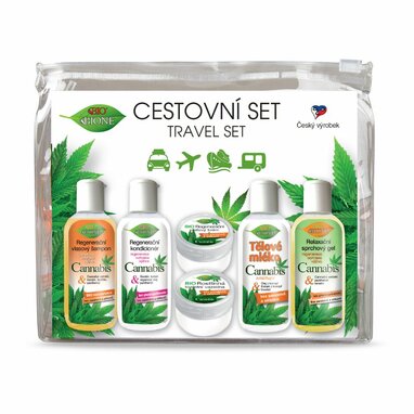 BC BIONE Cestovný balíček BIO - Travel set naplnený SG