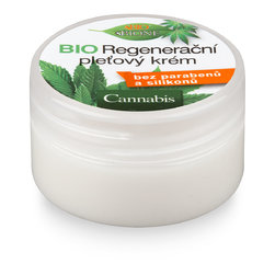 BC BIONE Cestovný regeneračný krém BIO - cannabis 25 ml