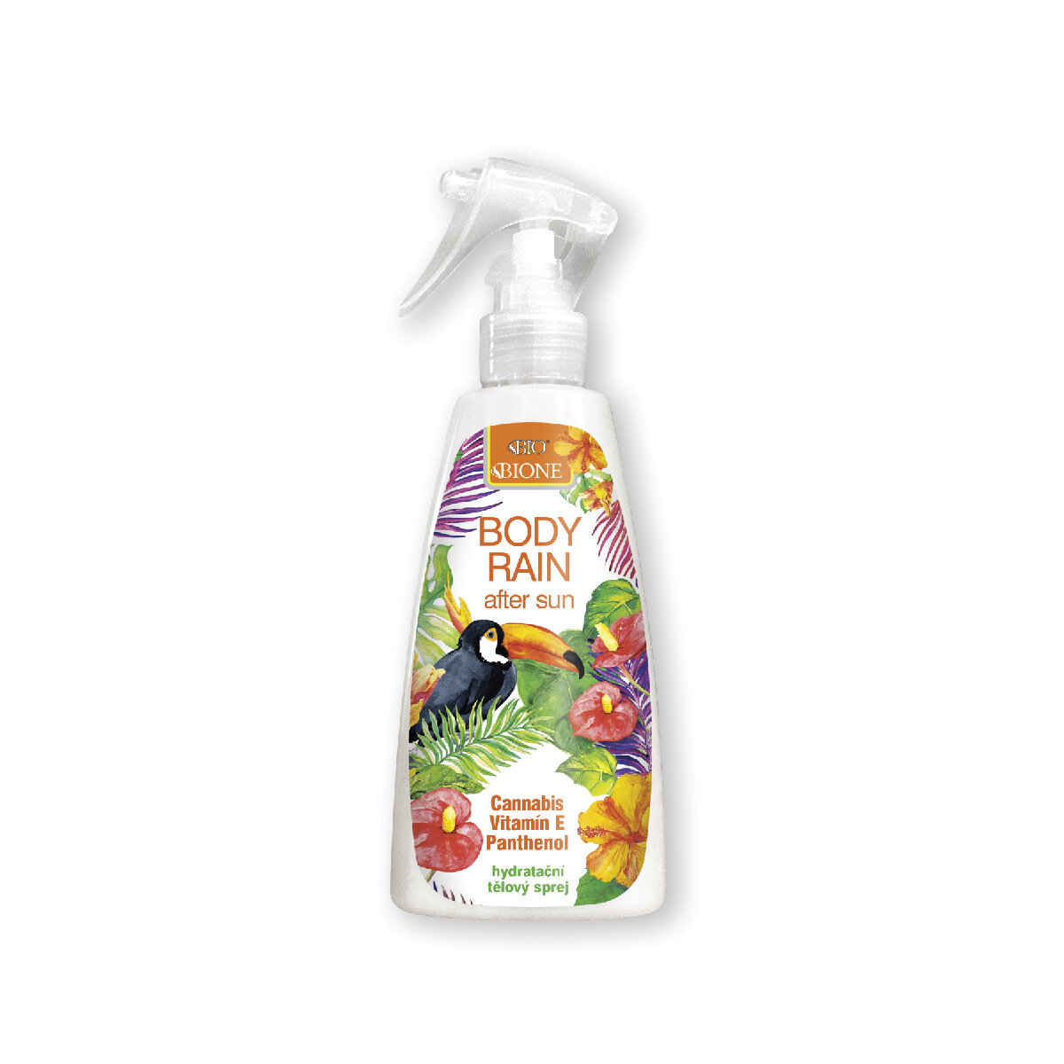 BC O BIO Cannabis Sprej po opalovaní BODY RAIN 260ml
