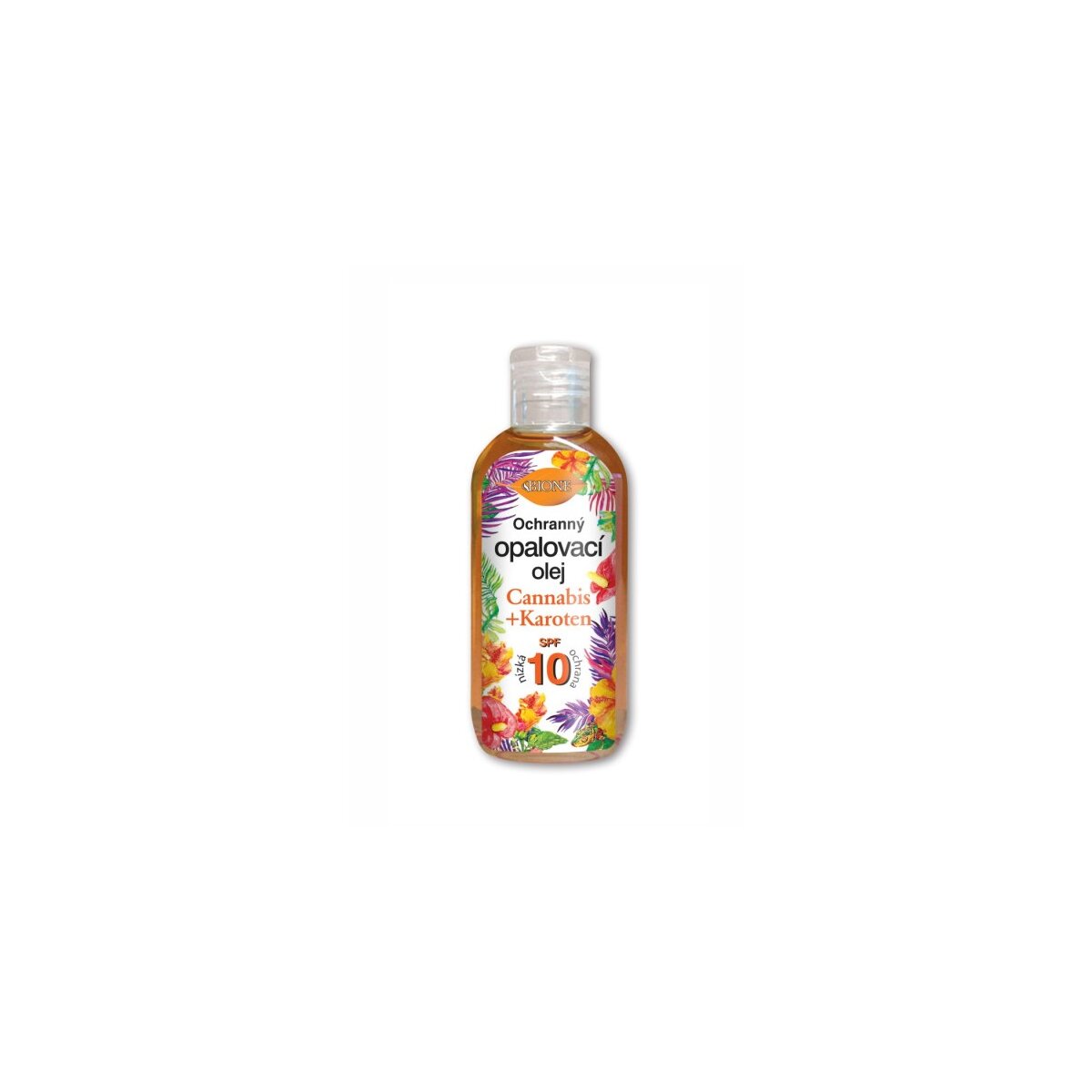 BC O BIONE Ochranný opaľovací olej SPF 10 Cannabis Karotén 100 ml