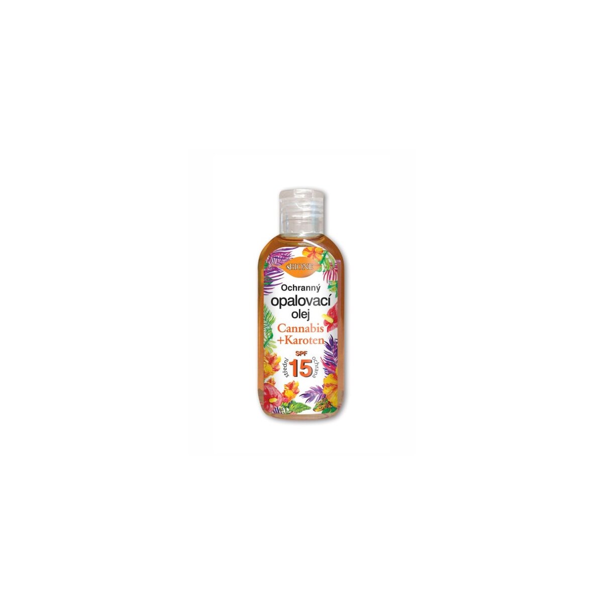 BC O BIONE Ochranný opaľovací olej SPF 15 Cannabis Karotén 100 ml