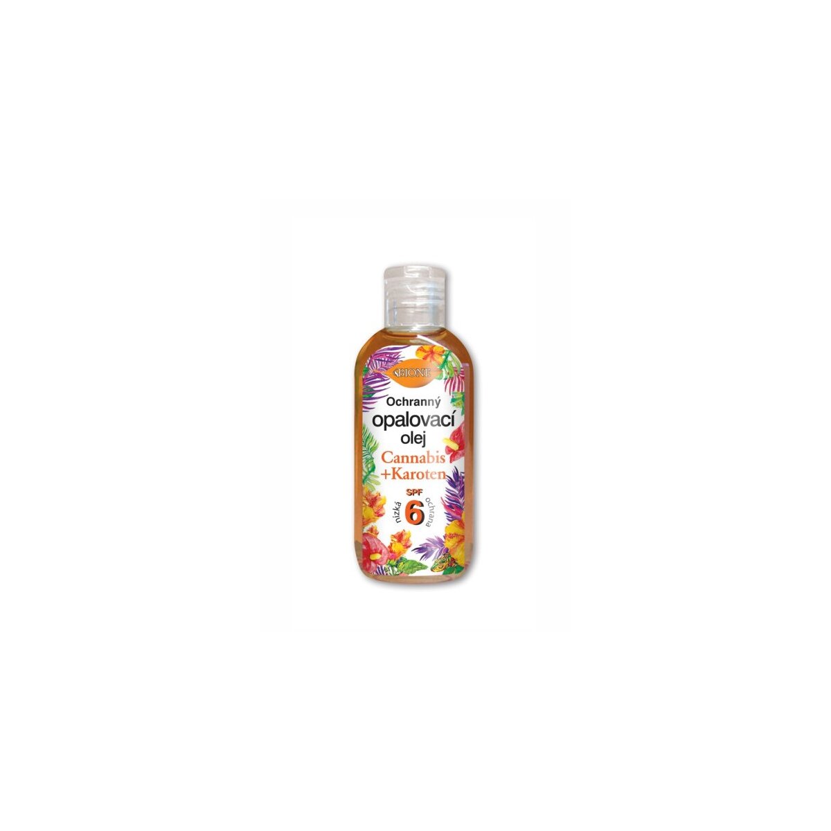 BC O BIONE Ochranný opaľovací olej SPF 6 Cannabis Karotén 100 ml
