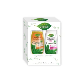 BIO Darčeková kazeta Cannabis (regeneračný šampón + kondicionér) BIO Darčeková kazeta Cannabis (regeneračný šampón + kondicionér)