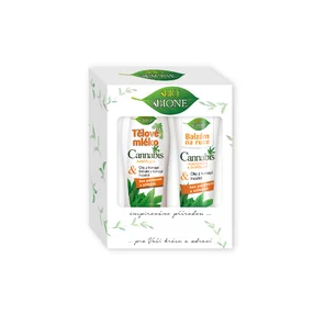 BIO Darčeková kazeta Cannabis (Telové mlieko + Balzam na ruky) BIO Darčeková kazeta Cannabis (Telové mlieko + Balzam na ruky)