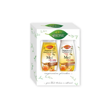 BIO Darčeková kazeta MED (šampón + regeneračný kondicionér)