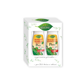 BIO Darčeková kazeta Pivná (Regeneračný šampón + kondicionér s chmeľom)