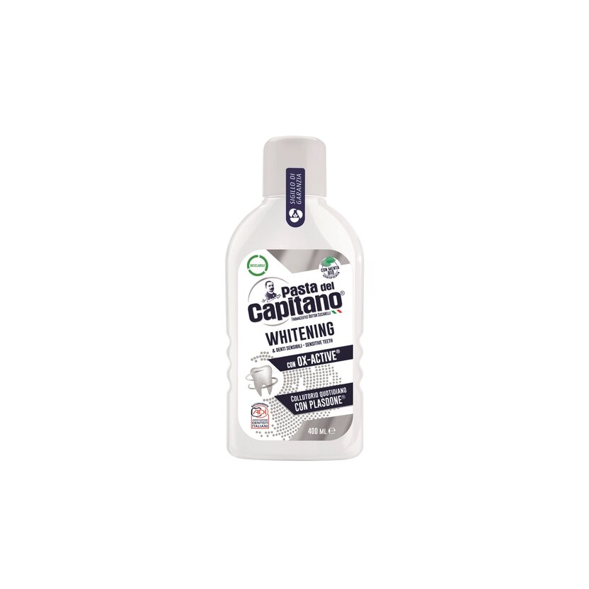 C BIO Ústna voda Pasta del Capitano Whitening 400 ml