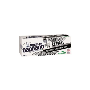 C BIO Zubná pasta del Capitano Carbone 75 ml